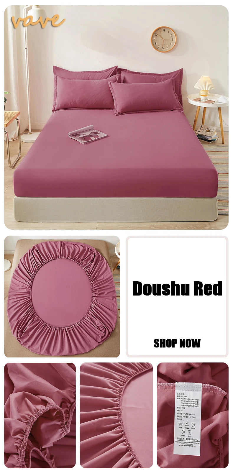Premium 100% Cotton Fitted Sheet with Elastic Bands – Non-Slip, Adjustable Mattress Cover for Summer Comfort (160x200cm, Queen Size)
