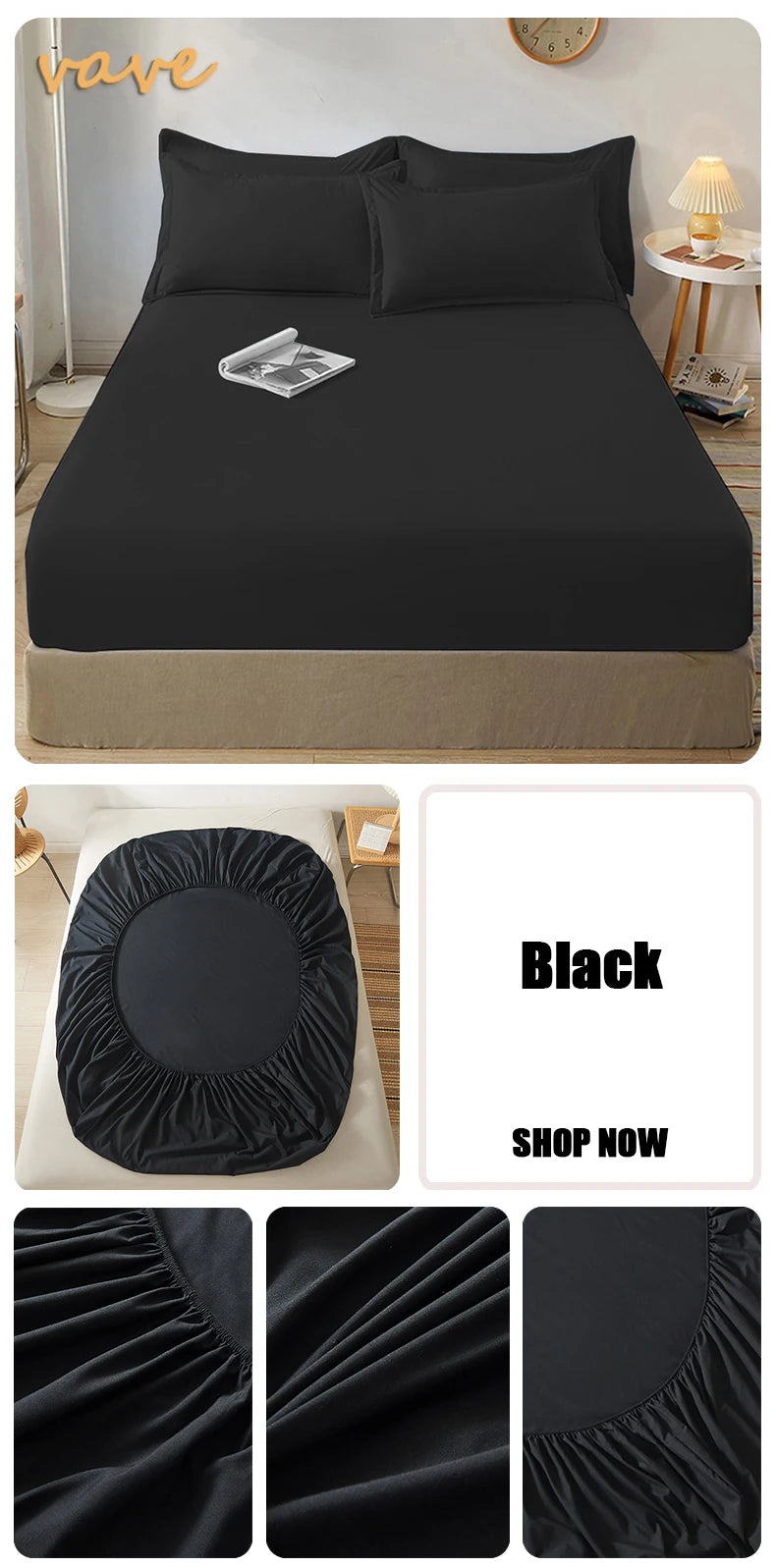 Premium 100% Cotton Fitted Sheet with Elastic Bands – Non-Slip, Adjustable Mattress Cover for Summer Comfort (160x200cm, Queen Size)