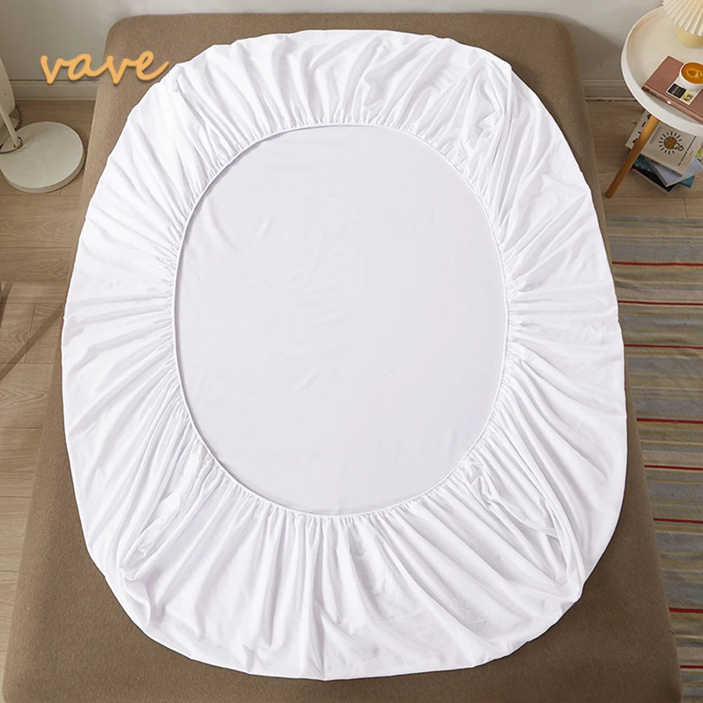Premium 100% Cotton Fitted Sheet with Elastic Bands – Non-Slip, Adjustable Mattress Cover for Summer Comfort (160x200cm, Queen Size)